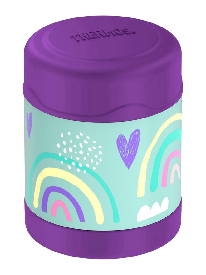 THERMOS ترمس فنتاينر للأطفال وعاء طعام من الفولاذ المقاوم للصدأ - قوس قزح - 290 مل - Image 2