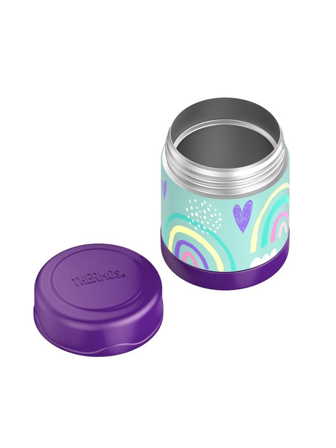THERMOS ترمس فنتاينر للأطفال وعاء طعام من الفولاذ المقاوم للصدأ - قوس قزح - 290 مل - Image 4