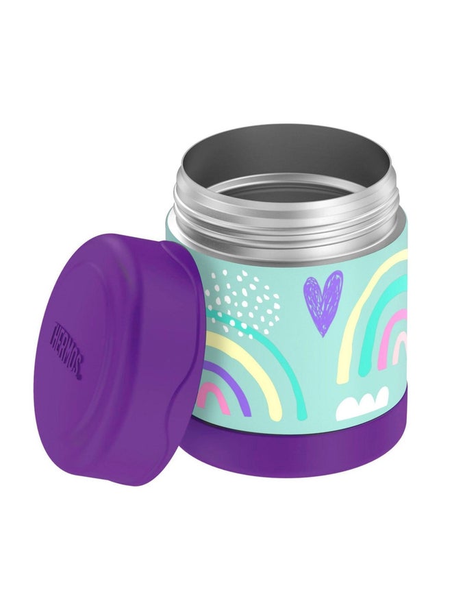 THERMOS ترمس فنتاينر للأطفال وعاء طعام من الفولاذ المقاوم للصدأ - قوس قزح - 290 مل - Image 3