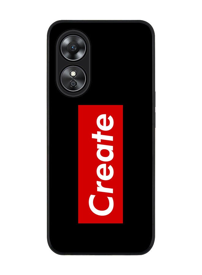 Stylizedd Rugged Black edge case for Oppo A97 Slim fit Soft Case Flexible Rubber Edges Anti Drop TPU Gel Thin Cover - Create - Image 1