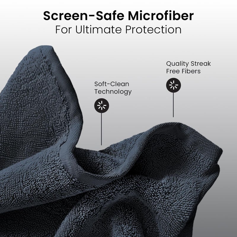 EVEOÂ® Screen Cleaner Spray Kit (Streak-Free) TV Screen Cleaner for Smart TV, LCD, LED, OLED | Computer Screen Cleaner Spray and Wipe Microfiber Cloth - TV, Monitor, Laptop, iPad, Car - 6.7oz 2 Pack - Image 5