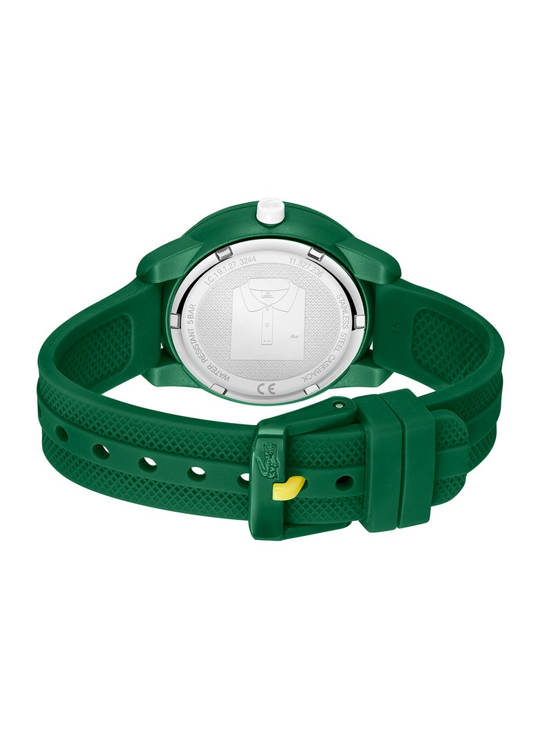 LACOSTE - Kids Unisex Analog Round Shape Silicone Wrist Watch 2030055 - 34.5 Mm - Image 1