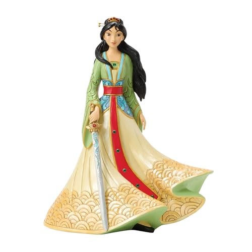 Enesco Disney Traditions by Jim Shore Enchanted Princess Mulan Deluxe Figurine 15 Inch Multicolor - Image 1