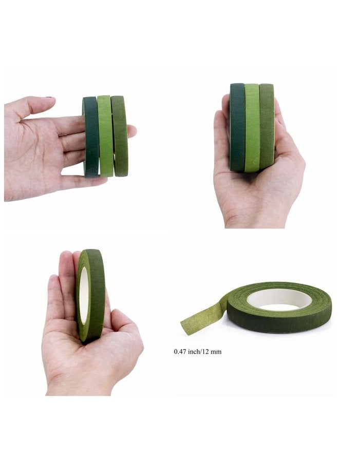 Supla Floral Arrangement Kit Floral Tools Wire Cutter Stem Wire Floral Wire 26 Gauge and 22 Gauge Wire Green Floral Tapes for Bouquet Stem Wrap Florist - Image 2