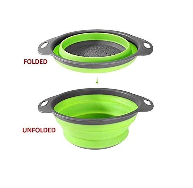 Upkaranwale Vegetable Washing Basket Rice Drain Stand Rice Washing Bowl Strainer Vegetable Washer Plastic Strainer for Kitchen Strainer Bowl Vegetable Washer and Strainer - Image 4