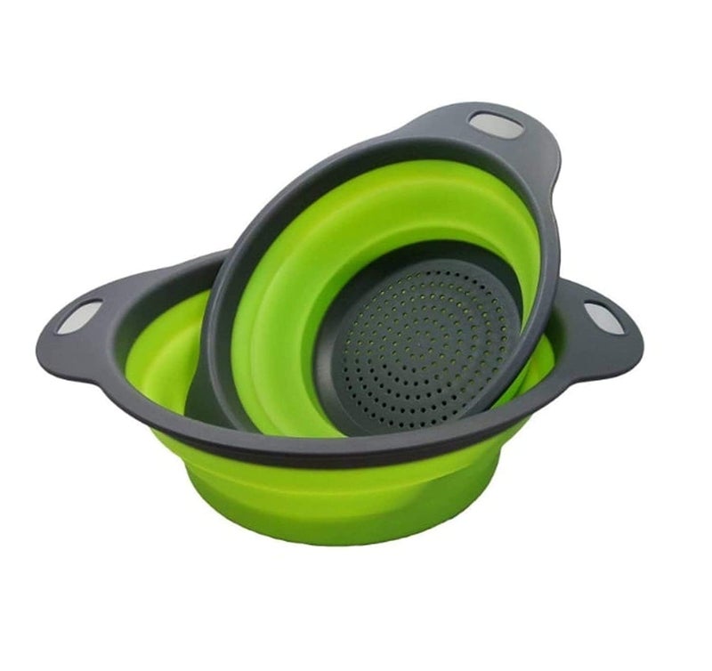 Upkaranwale Vegetable Washing Basket Rice Drain Stand Rice Washing Bowl Strainer Vegetable Washer Plastic Strainer for Kitchen Strainer Bowl Vegetable Washer and Strainer - Image 1