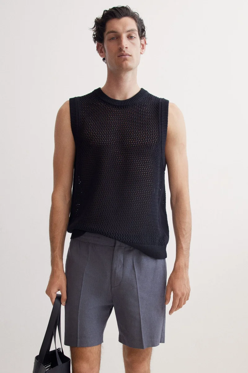 H&M Regular Fit Linen-blend shorts