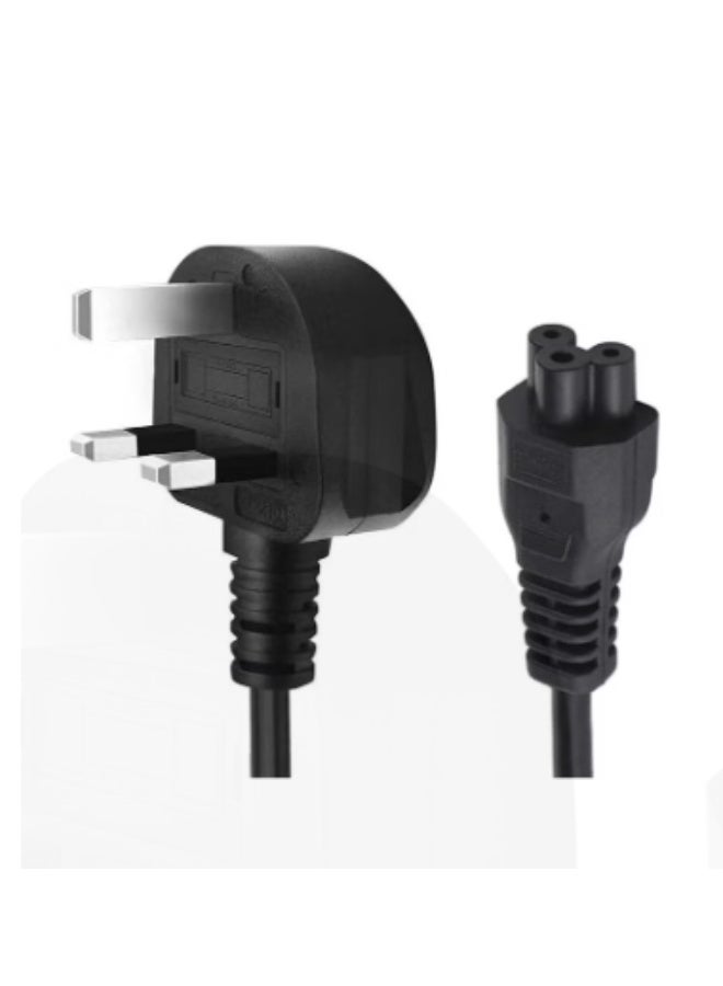 Terabyte Laptop Power Cable UK Plug to C5 3 pin Laptop Power lead - Image 4