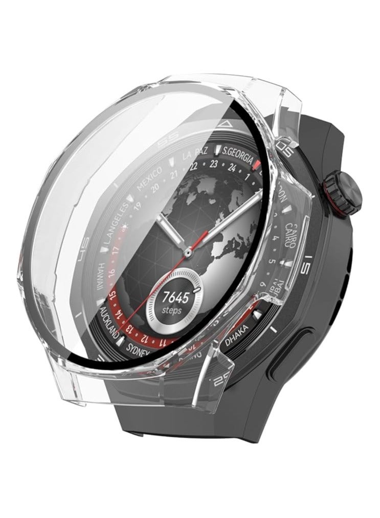 Case for Huawei Watch GT 5 Pro 46mm Case PC Case with Tempered Glass Screen Protector for Huawei Watch GT 5 Pro46mm Case (Clear, GT 5 Pro 46mm) - Image 1