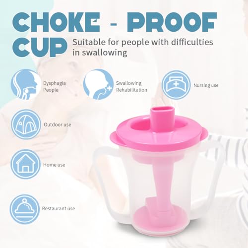 Ehucon Dysphagia Regulating Drinking Cup for Swallowing and Disorders PeopleDispenses 5cc or 10cc of Liquid Each TimeNo Thickener is UsedHelps to Prevent Choking - Image 5