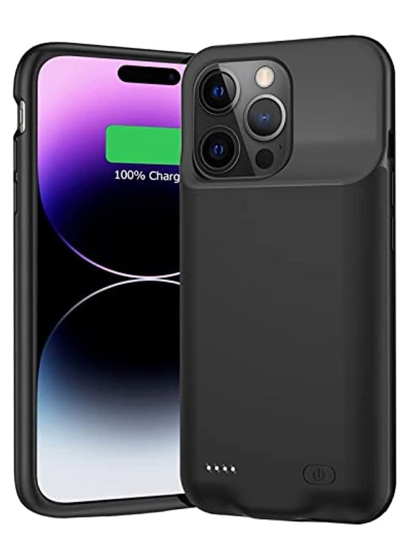 Battery Case for iPhone 14 Pro 7000mAh Slim Portable Protective Charging Case Rechargeable Battery Pack Charger Case - Image 1
