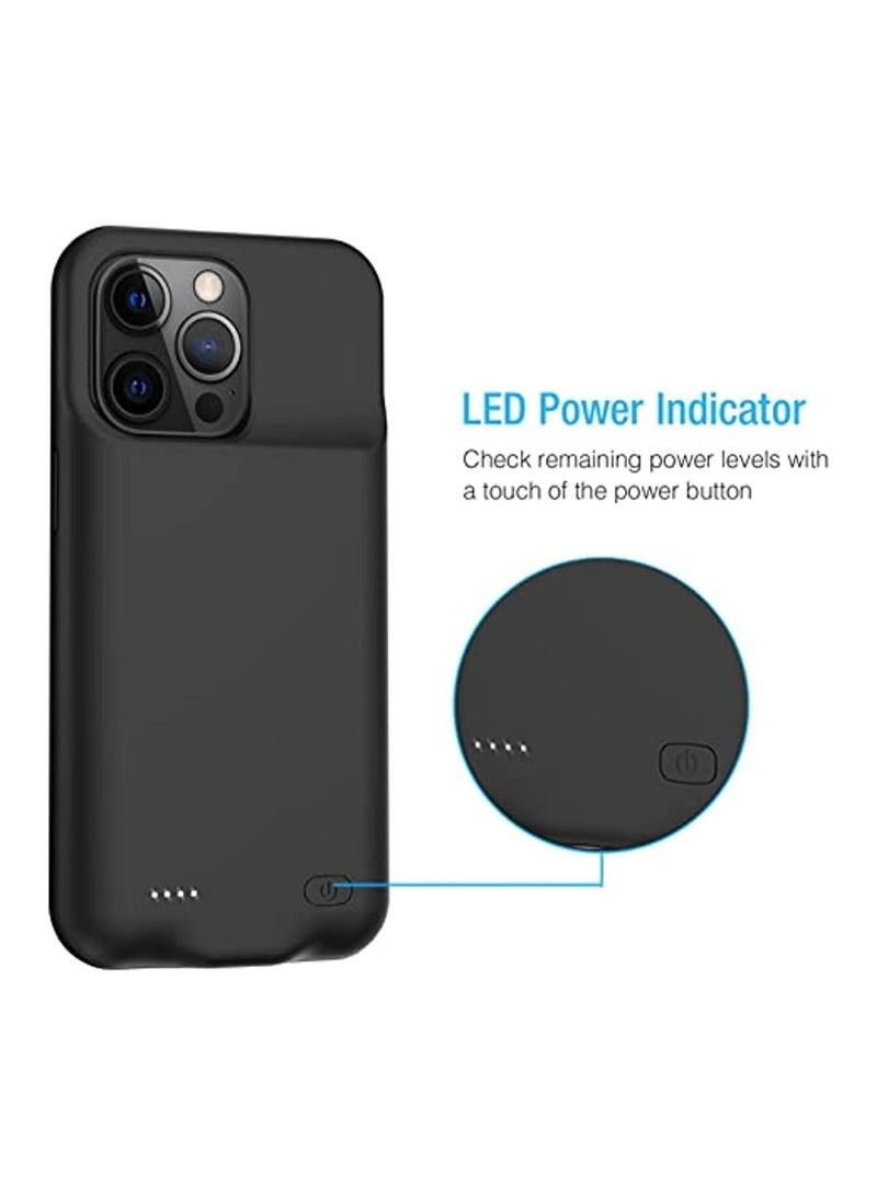 Battery Case for iPhone 14 Pro 7000mAh Slim Portable Protective Charging Case Rechargeable Battery Pack Charger Case - Image 4