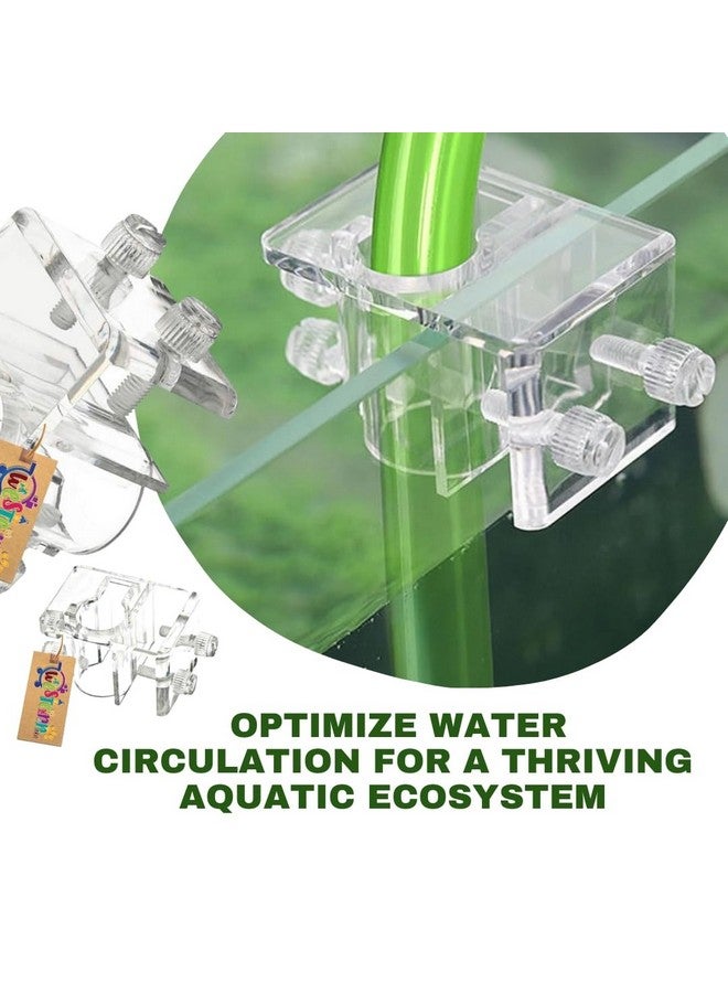 ويستيرن إرا تم تصميم حامل خرطوم حوض السمك المصنوع من الأكريليك للحفاظ على النظافة والتنظيم في حوض السمك الخاص بك دون عناء. تم تصميم هذا الحامل مع وضع المتانة في الاعتبار، مما يضمن أداءً يدوم طويلاً. - Image 3