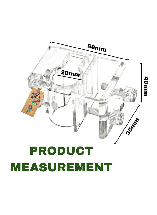 ويستيرن إرا تم تصميم حامل خرطوم حوض السمك المصنوع من الأكريليك للحفاظ على النظافة والتنظيم في حوض السمك الخاص بك دون عناء. تم تصميم هذا الحامل مع وضع المتانة في الاعتبار، مما يضمن أداءً يدوم طويلاً. - Image 4