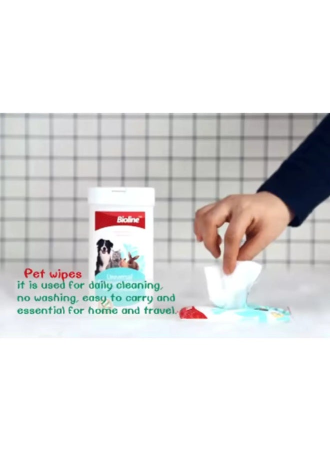 Bioline Universal Cosmetic Wipes 10Pcs - Image 3