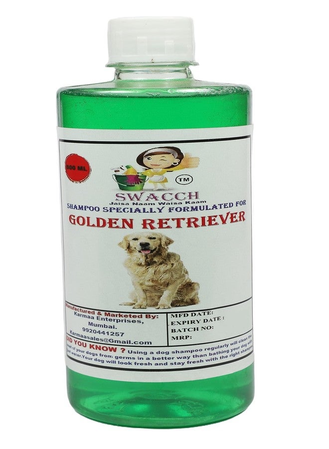 SWACCH Shampoo Specially FORMULATED for Golden Retriever (500ML) NEEM ALOVERA - Image 3