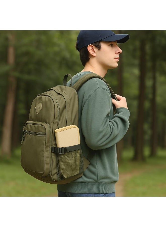 Bukela Ultralight Folding Camping Stool, 1.2lbs Compact Portable Chair for Adults, 350lbs Load, Aluminum Frame with Oxford Seat, Beach, Hiking, Fishing, Handbag Style Stool (Beige) - Image 2