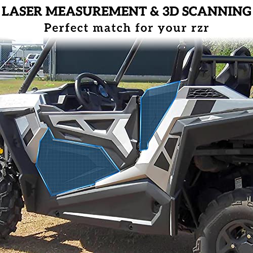SAUTVS Lower Door Panels for Polaris RZR 900 50 inch, 50" Lower Door Insert Panels with Built-in Metal Frame for Polaris RZR 900/FOX/EPS/EPX XC 2015-2020 (2 Doors, Replace #2880207) - Image 3