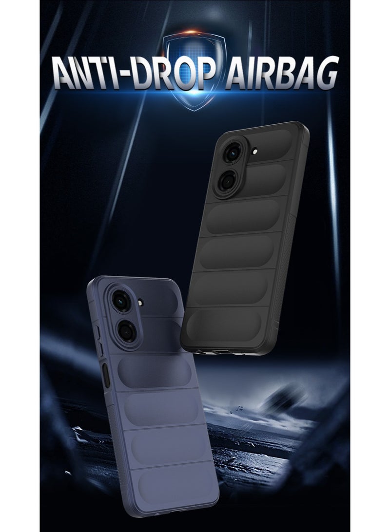 Phantom Shield Silicone Case with Anti-Scratch Soft Microfiber Lining, High Resilience Rubber Full Body Shockproof Cover Compatible with Xiaomi Redmi A5 (Dark Green) - Image 2