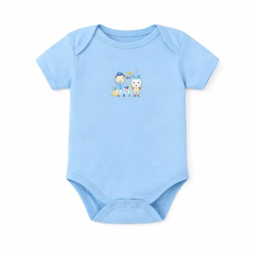 EIO Newborn Baby Cotton Romper Sleepsuit | Half Sleeve Jumpsuit Bodysuit for Boys & Girls | Soft Breathable Baby Clothes Combo Pack - Image 2