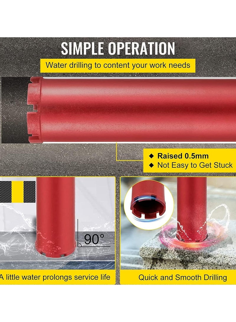Diamond Core Drill Wet Drill Core Bits Thread Core Bit Diamond Wet Coring Bit for Concrete Brick