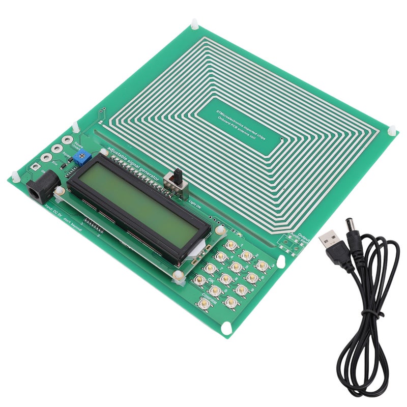 Resonance Generator 0.1Hz-100000Hz USB Powered LCD Display Adjustable Sine Wave Resonance Generator - Image 1