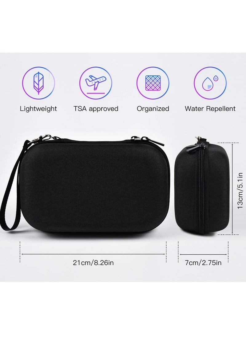 Beauenty Portable 2-Pack Electronics Organizer Case for Chargers, USB Cables, Earphones and Memory Cards, Soft Storage Bag for Travel  - Image 4