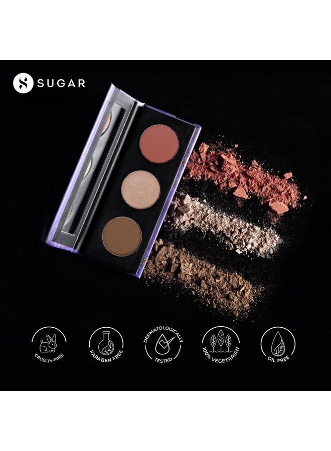 SUGAR Cosmetics باليت الوجه سكر كوزمتيكس كونتور دي فورس 01 قمة خفيفة - Image 2