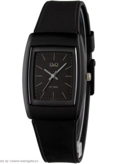 Q&Q Watch Unisex, Quartz Movement, Analog Display, Black Resin Strap-VP31J015Y