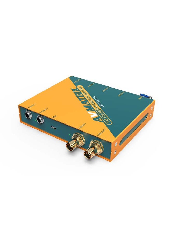 AVMATRIX SD1151-12G 1x5 12G-SDI Distribution Amplifier - Image 2