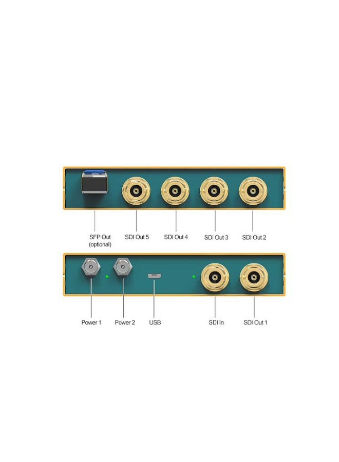 AVMATRIX SD1151-12G 1x5 12G-SDI Distribution Amplifier - Image 5