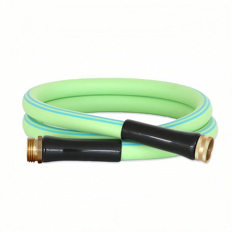 Atlantic Heavy Duty Garden Hose 6 ft x 5/8 Inch Green Water Hose, Short Connection Leader Hose (6 Feet) - Image 1