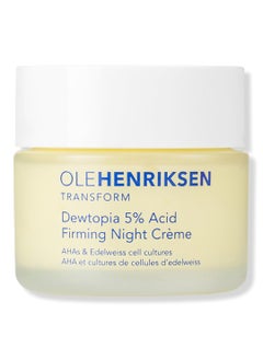 Ole Henriksen Ole Henriksen Dewtopia Firming Night Cream with AHA and Edelweiss Full Size 50ml 17 Fluid Ounces 