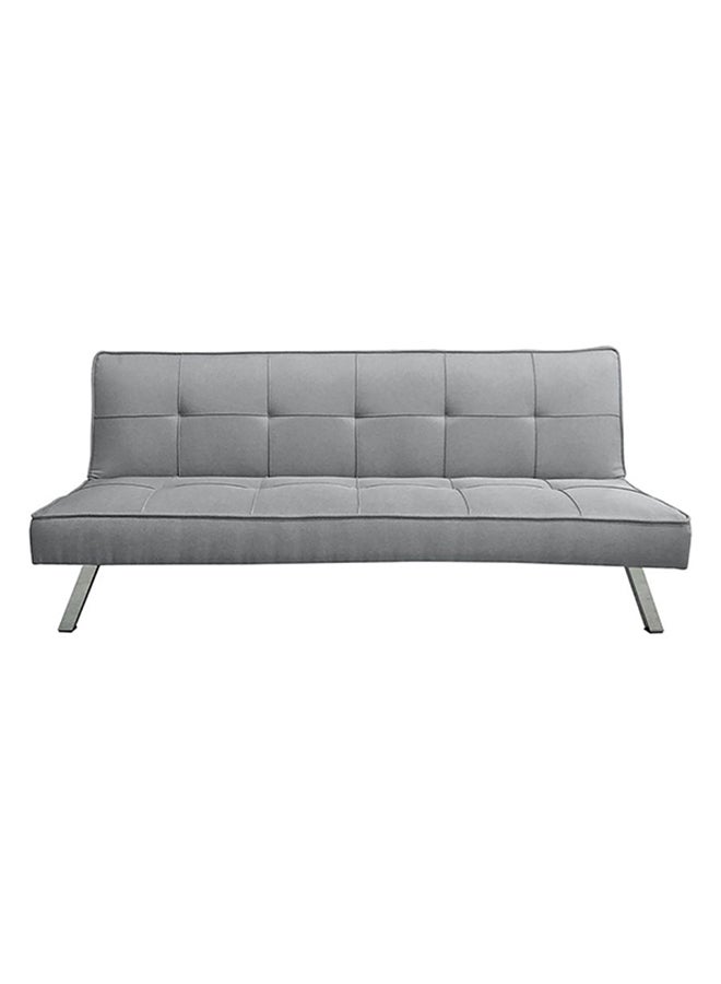 In-House Sandi | 3-Seater Sofabed 2 In 1 Upholstered In Linen 30x177x35 cm- Light Grey - Image 4