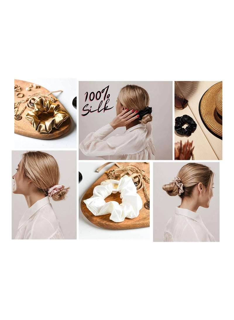 3pack  Hair Scrunchies for Hair Sleep Elastic Hair Accessories Ponytail Holders