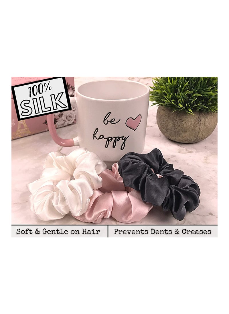 3pack  Hair Scrunchies for Hair Sleep Elastic Hair Accessories Ponytail Holders