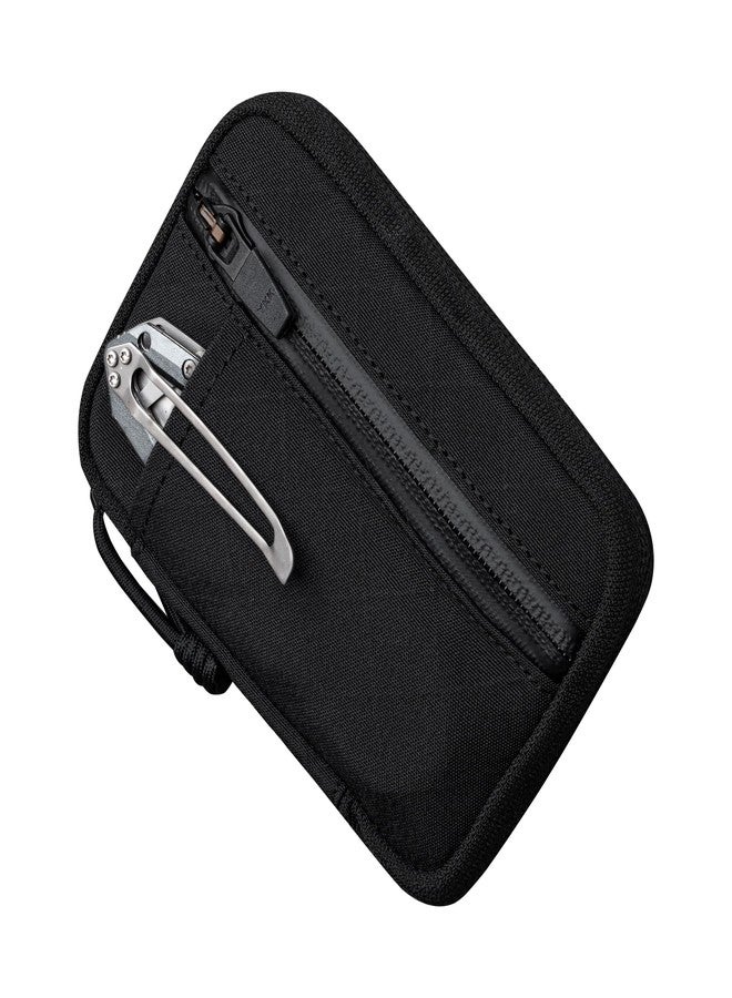 ALPAKA HUB Pouch Pro EDC Organizer - Small Tool Pouch for Electronics, Cables with YKK Zipper, Daily Use and Travel - Black Axogrid 300D Weatherproof UV Resistant Fabric - Image 1