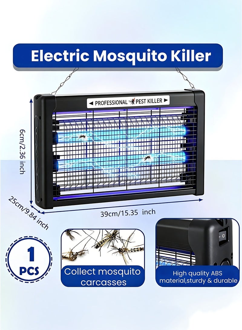 Electric Bug Zapper Indoor & Outdoor High-Voltage Mosquito & Fly Killer with UV Light Attraction Low Noise, Odor-Free Insect Trap for Home, Kitchen, Office & Restaurant - Image 2