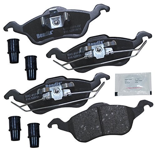 Bendix Priority1 CFC816 Ceramic Front Brake Pads for Ford Focus 2004-2000 - Image 1