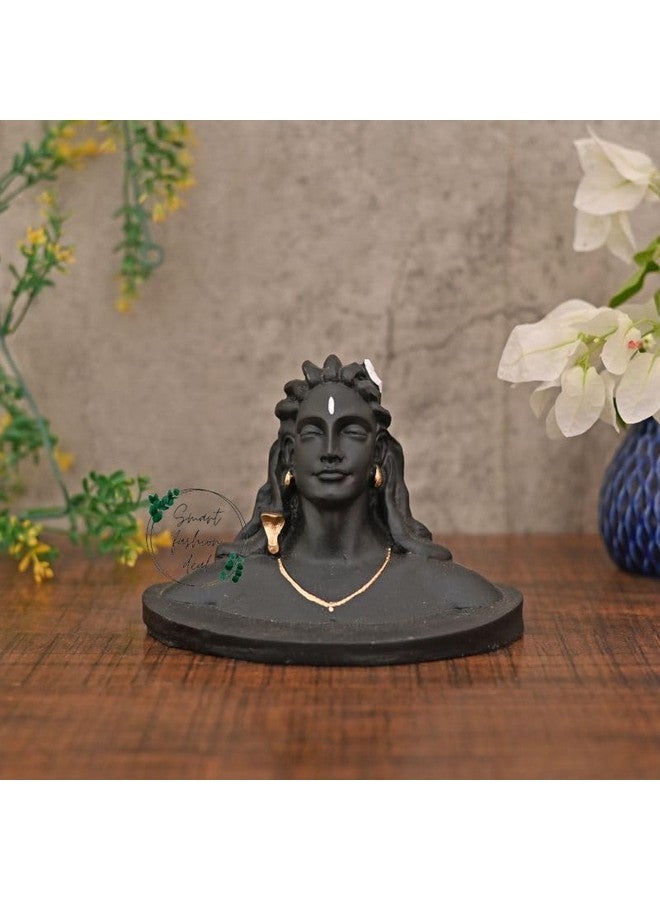 MY CREATIVE HUT My Creative Hut Height Adiyogi Statue for Car Accessories for Dash Board, Pooja & Gift, Quality Decor Items for Home & Office, Made in India (Size, 3.7 Inches)  - Image 3