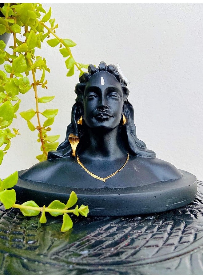 MY CREATIVE HUT My Creative Hut Height Adiyogi Statue for Car Accessories for Dash Board, Pooja & Gift, Quality Decor Items for Home & Office, Made in India (Size, 3.7 Inches)  - Image 4