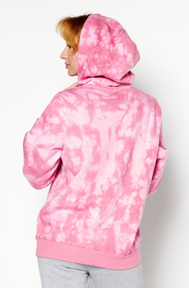 Ellesse Women Sportswear Fit Long Sleeve Hooded Sweater, Pink - Image 2