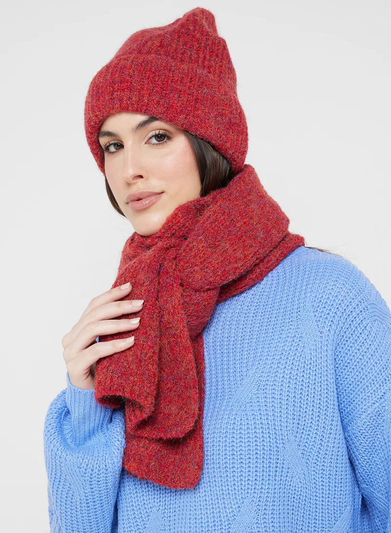 ELLA 2 Pack Winter Beanie & Scarves Set