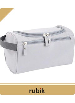 Toiletry Bag with Hanging Hook, Toiletries Kit Organizer for Travel Accessories, Makeup, Shampoo, Cosmetic, Personal Items, Bathroom Storage for Men Women - Grey - pzsku/Z56FC9A20B82599142895Z/45/_/1740989229/ea530d61-ed0e-42cc-be72-51dee48d6814