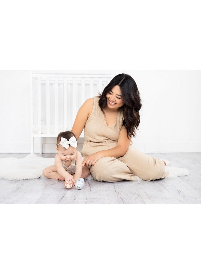 Pearhead Wooden Wobble Toy Set - Baby Tummy Time Montessori Toys, for Babies 6+ Months, Wobblers for Learning & Development - Image 3