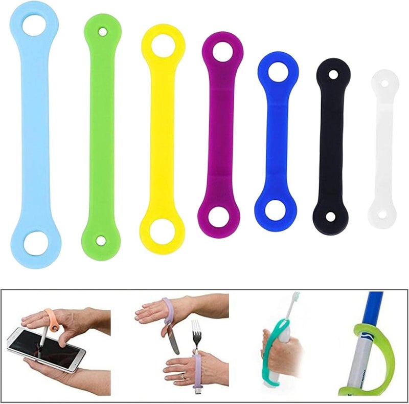 klarako Anti- Eating Aid Tableware Adaptive Utensil Household Hand Problem Auxiliary Table Wares for Disabled Arthritis Daily Living Accessories, Only 7 Hand Straps - Image 5