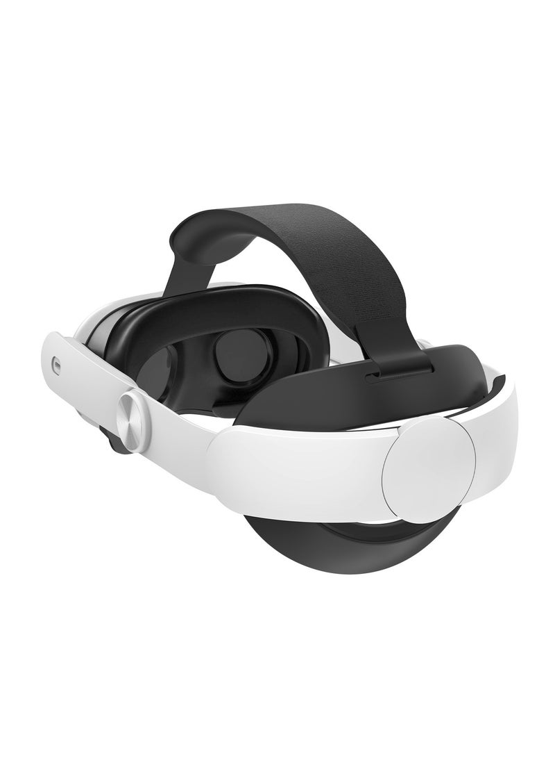 Meta Quest 3's adjustable headband, sponge headband, weight and stress reduction strap replacement for enhanced support and gaming immersion, and a comfortable ergonomic headrest - Image 1