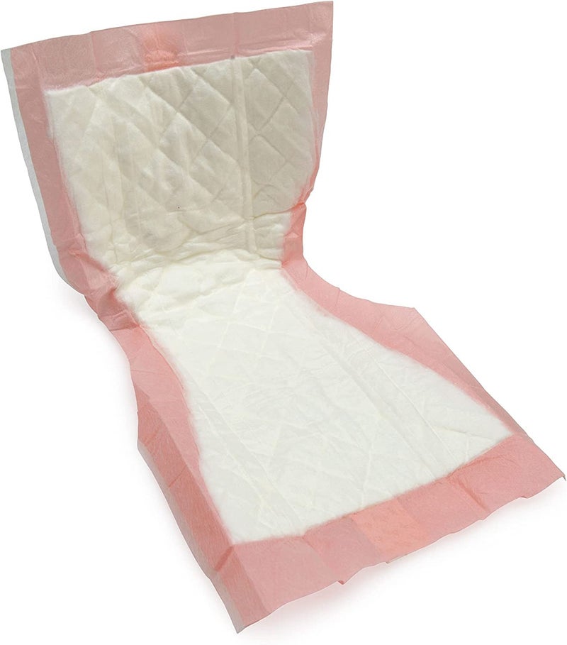 Vakly Extra Large Super-Absorbent Contoured Hospital Style Pad Liners [Pack of 20] 7" Wide X 14" Long - Maternity Pads for Heavier Post Birth Protection - Incontinence Liners 7x14 inches - Image 5