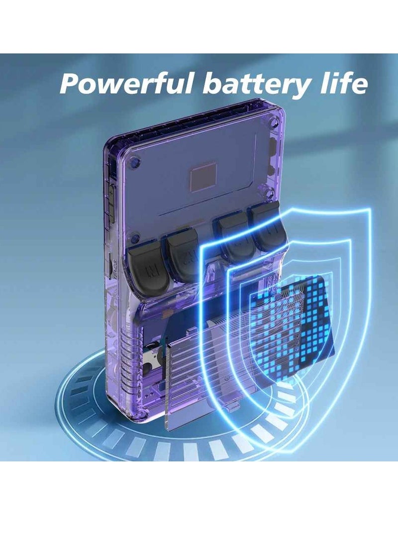 R36S Retro Handheld Video Game Console, 3.5 Inch IPS Screen Retro Video Game, Portable Durable Pocket Video Player, Lightweight Children Handheld Game, (1pc, Orange, 128GB) - Image 2