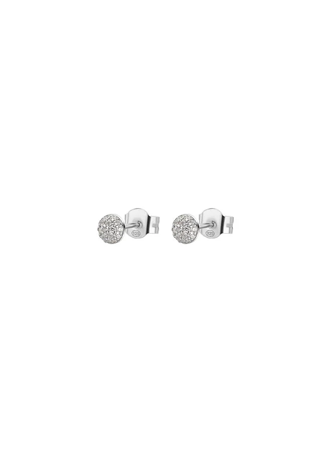 ROSATO Bianca Silver Earrings with White Cubic Zirconia for Women's